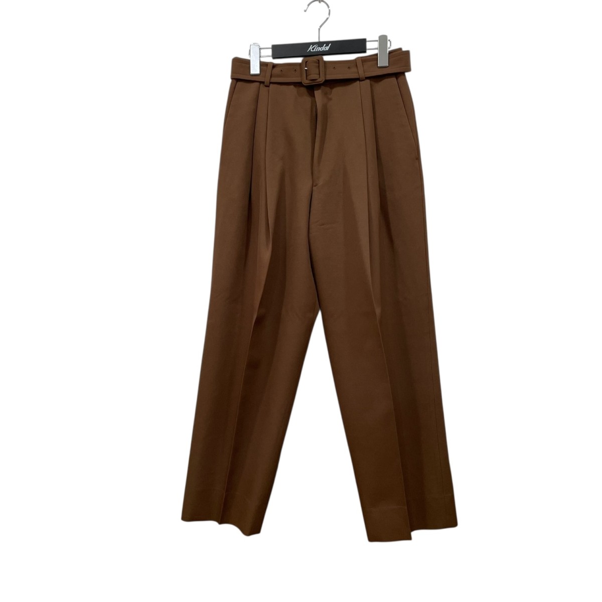 【中古】DRIES VAN NOTENベルト付スラックス ブラウン サイズ：44【価格見直し】｜ブランド古着のカインドオル