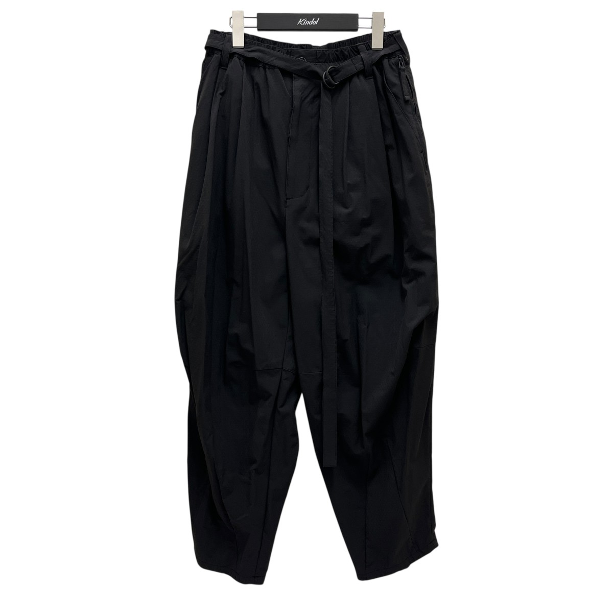 【中古】 GOOPiMADE×TIGHTBOOTH PRODUCTION Strap Baggy Slacks ワイドパンツ ブラック サイズ：1 【価格見直し】