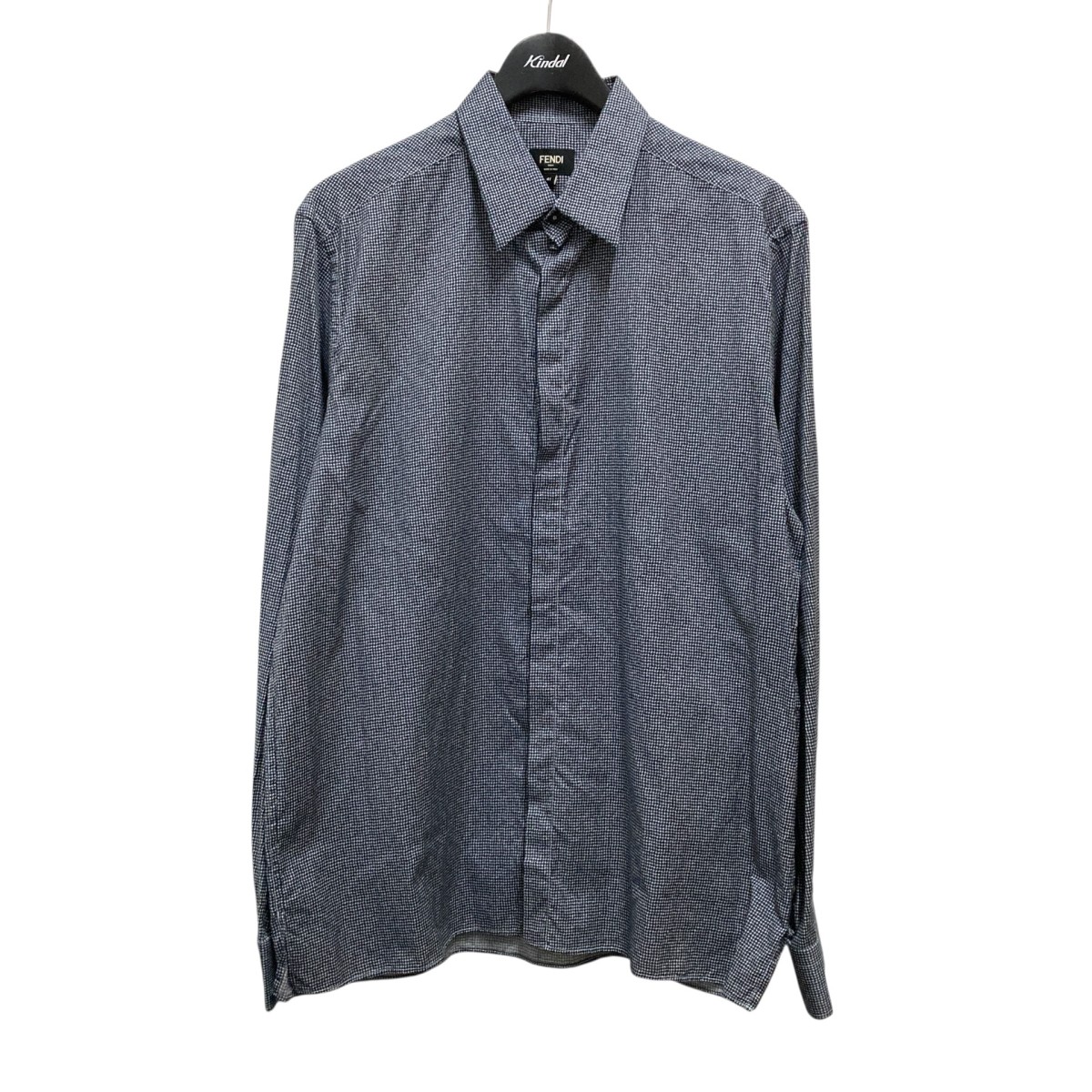 【中古】FENDI 総柄プルオーバー FS0586 米国海軍 大きさ：41 【020226】（フェンディ）