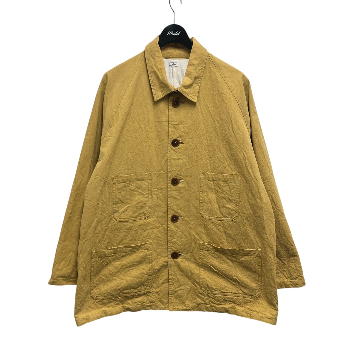 【中古】 Dhal　 カバーオールジャケット マスタード サイズ：M 【010226】（ダル）