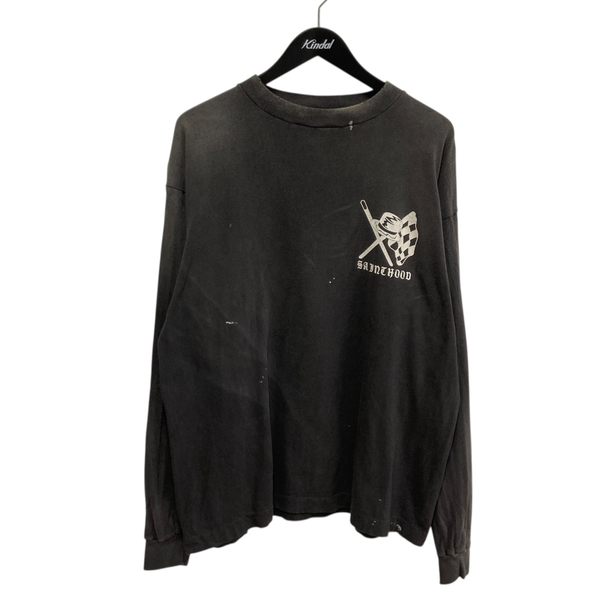 【中古】 SAINT MICHAEL STHD ． LS TEE SPEED KILLS ロングカットソー SM-HR8-0000-C72 グレー サイズ：M 【価格見直し】