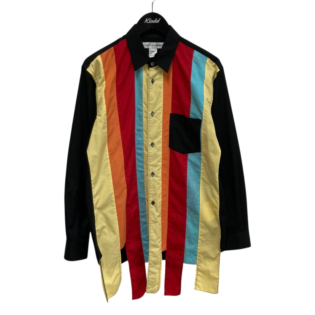 【中古】 COMME des GARCONS SHIRT　 長袖シャツ FN-B047 マルチカラー サイズ：S 【030226】（コムデギャルソンシャツ）