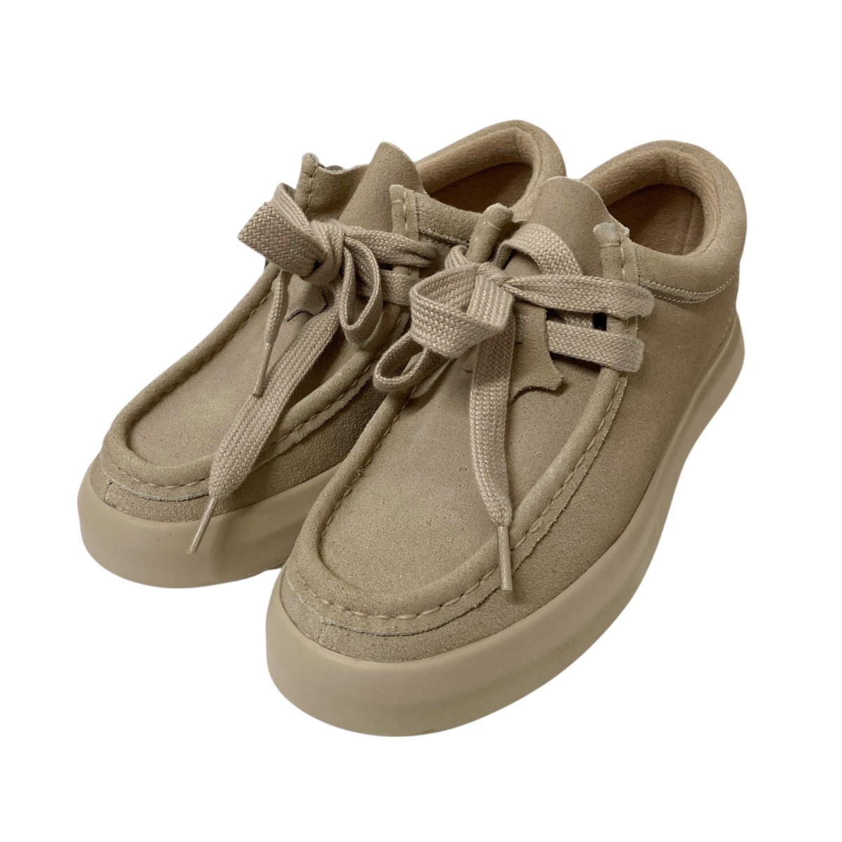 【中古】AP STUDIO Wander etc． ワラビーシューズ 24093587007130 ベージュ サイズ：25.5cm 【020226】（エーピーストゥディオ）