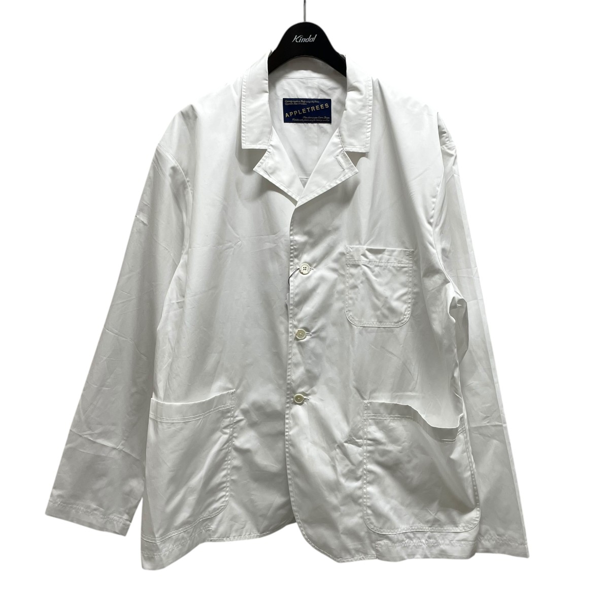 【中古】 APPLETREES　 TRAVELER BLAZER ジャケット AP251 ホワイト サイズ：XL 【030226】（アップルトゥリーズ）