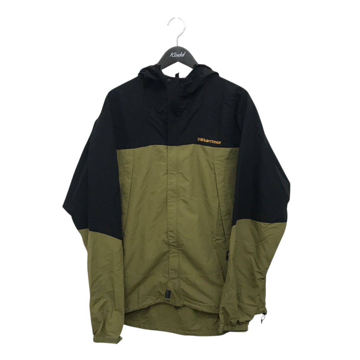 【中古】 Karrimor Triton Light Jacket フーデッドジャケット 101399 カーキ×ブラック サイズ:XL 【030226】(カリマー)