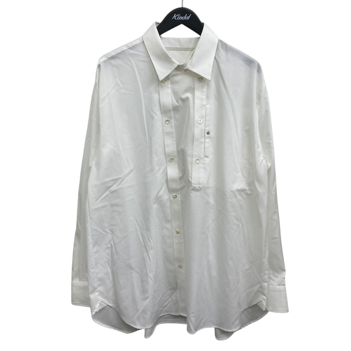 【中古】 Tamme　 DOUBLE FRONT SHIRT ロングスリーブシャツ ホワイト サイズ：2 【030226】（タム）