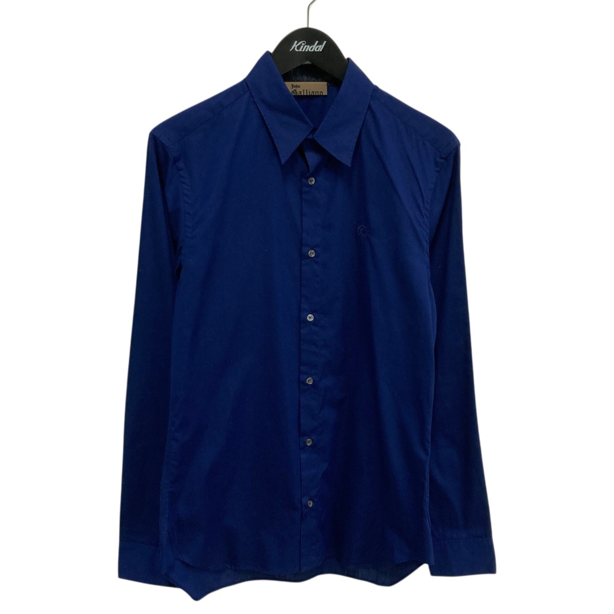 【中古】JOHN GALLIANO 長袖プルオーバー 青色 大いさ：46 【030226】（ジョンガリアーノ） メンズファッション-その他-トップス