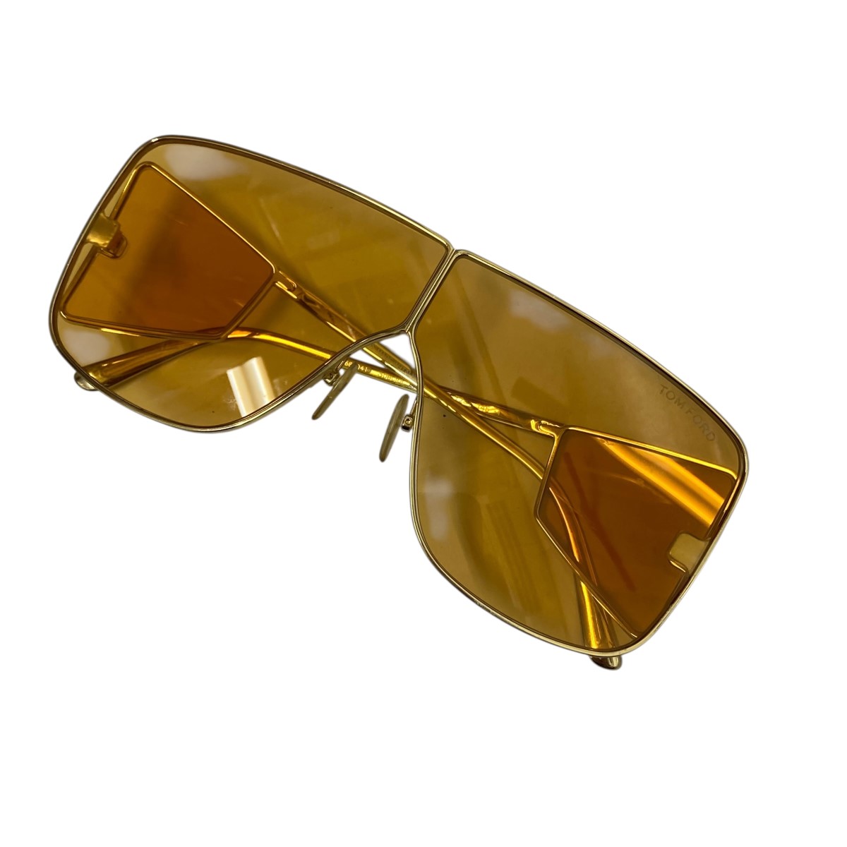 【中古】 TOM FORD　 SPECTOR サングラス TF708 33E ゴールド サイズ：72□1-145 【030226】（トムフォード）