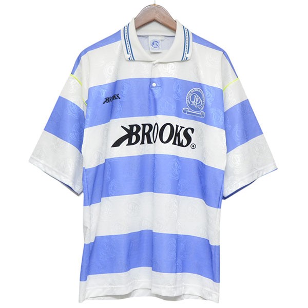 【中古】 QUEENS PARK RANGERS　 1991-1992年代　QPR HOME SHIRT　ゲームシャツ　ユニフォーム　ポロシャツ ブルー×ホワイト サイズ：表記消え 【030226】（クイーンズ パーク レンジャーズ）