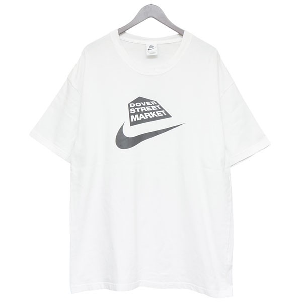 【中古】 NIKE　 DOVER STREET MARKET TEE　プリントTシャツ　IH3205-100 ホワイト サイズ：L 【030226】（ナイキ）
