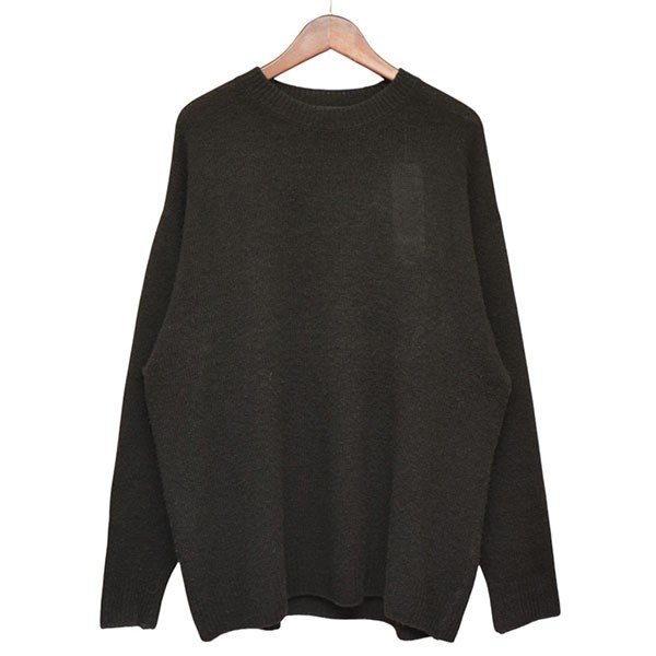 【中古】 COMOLI　 2024AW　カシミヤ製品染 クルーネックニット　プルオーバーセーター　A03-06002 ブラック サイズ：3 【030226】（コモリ） 46,662円