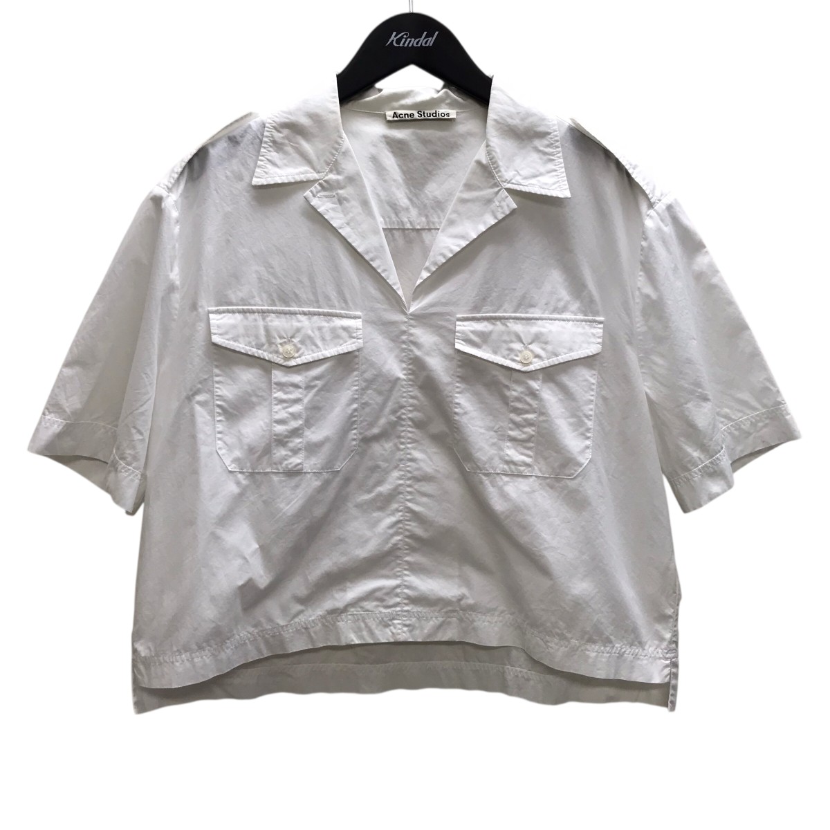 【中古】ACNE STUDIOSシャツブラウス ホワイト サイズ：34【価格見直し】｜ブランド古着のカインドオル