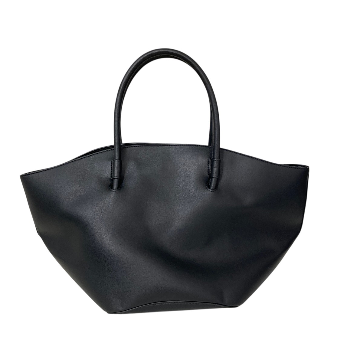 【中古】<br>TODAYFUL<br>25SS Ecoleather Round Bag トートバッグ ブラック<br>【価格見直し】