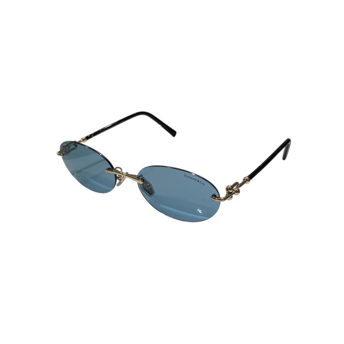 【中古】 Tiffany ＆ Co．　 サングラス DT12058879H ブラック サイズ：56□18-140 【040226】（ティファニー）