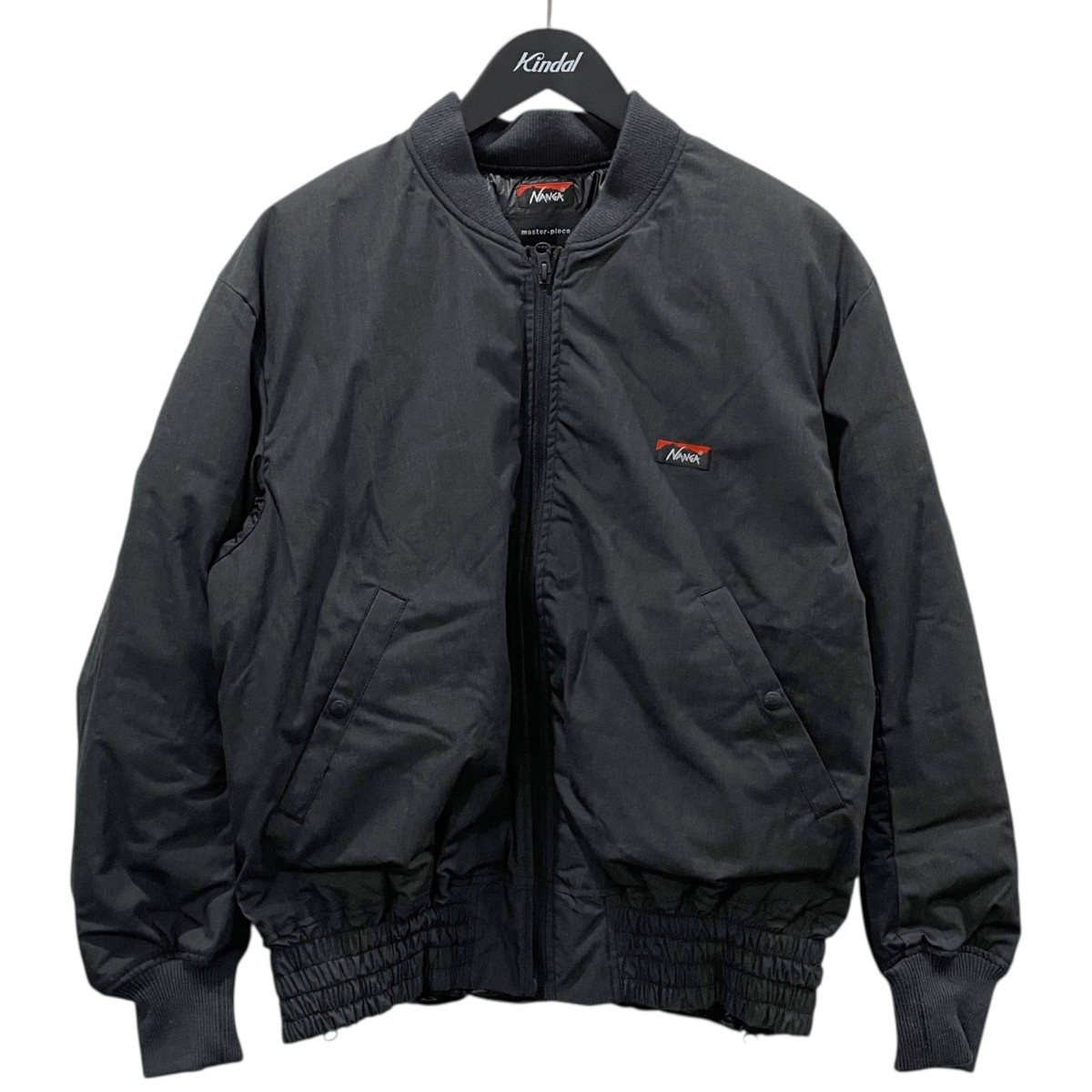 【中古】 master-piece×NANGA 21AW ダウンジャケット packers down blouson パッカーズダウンブルゾン 608000MS-1 グレー サイズ：1 【価格見直し】