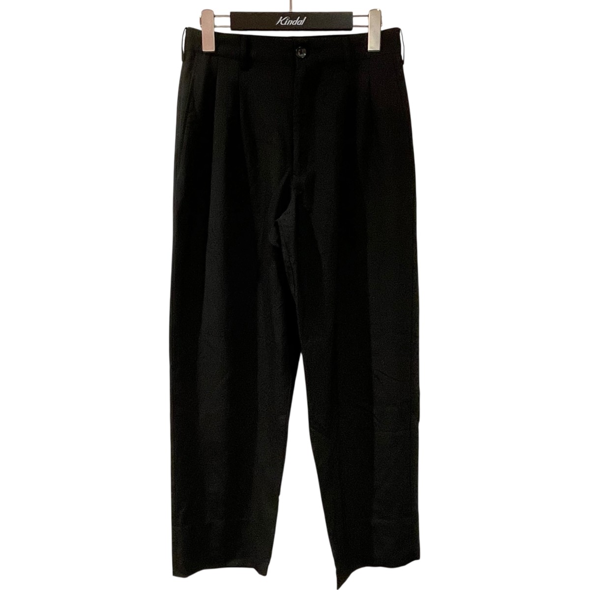 【中古】 Y’S for men 10AW 2タックスラックス MC-P81-120 ブラック サイズ：L 【価格見直し】