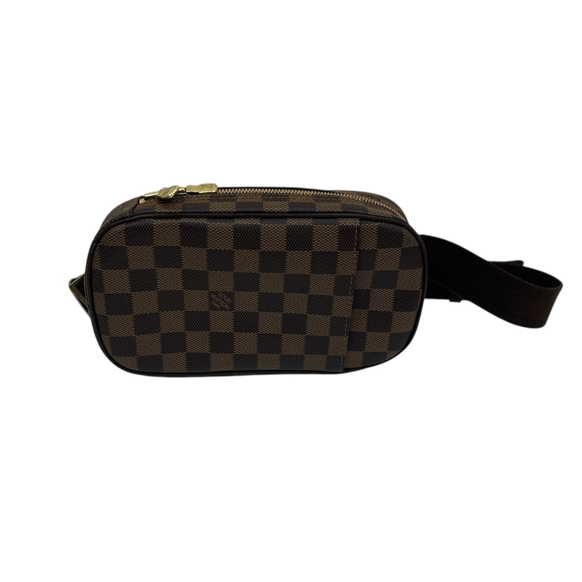 【中古】LOUIS VUITTONポシェット ガンジュ ダミエ ボディバッグ N51870 ブラウン【価格見直し】｜ブランド古着のカインドオル 53,196円