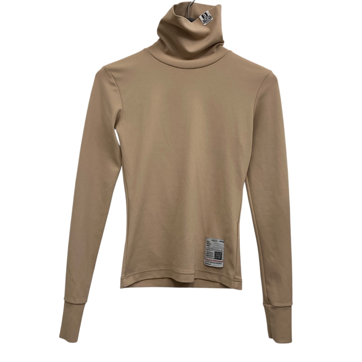 【中古】Maison MIHARA YASUHIRO タートルネックカットソー ベージュ サイズ：38 【050226】（メゾンミハラヤスヒロ）