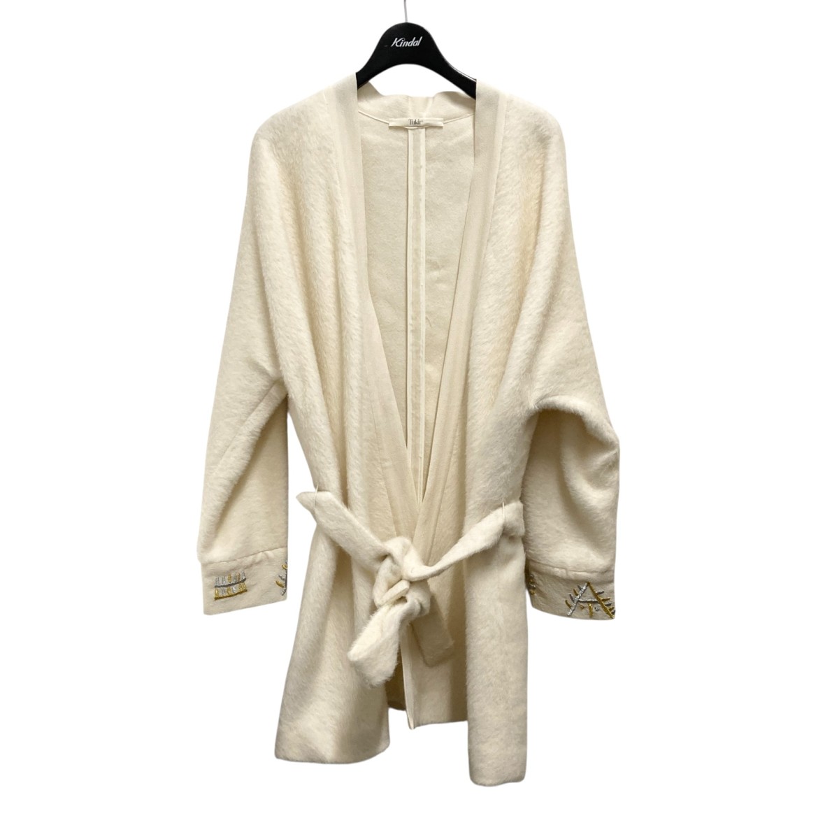 【中古】Tukir アルパカ混ガウンコート TK03NGT03 アイボリー サイズ：3 【050226】（トキ）