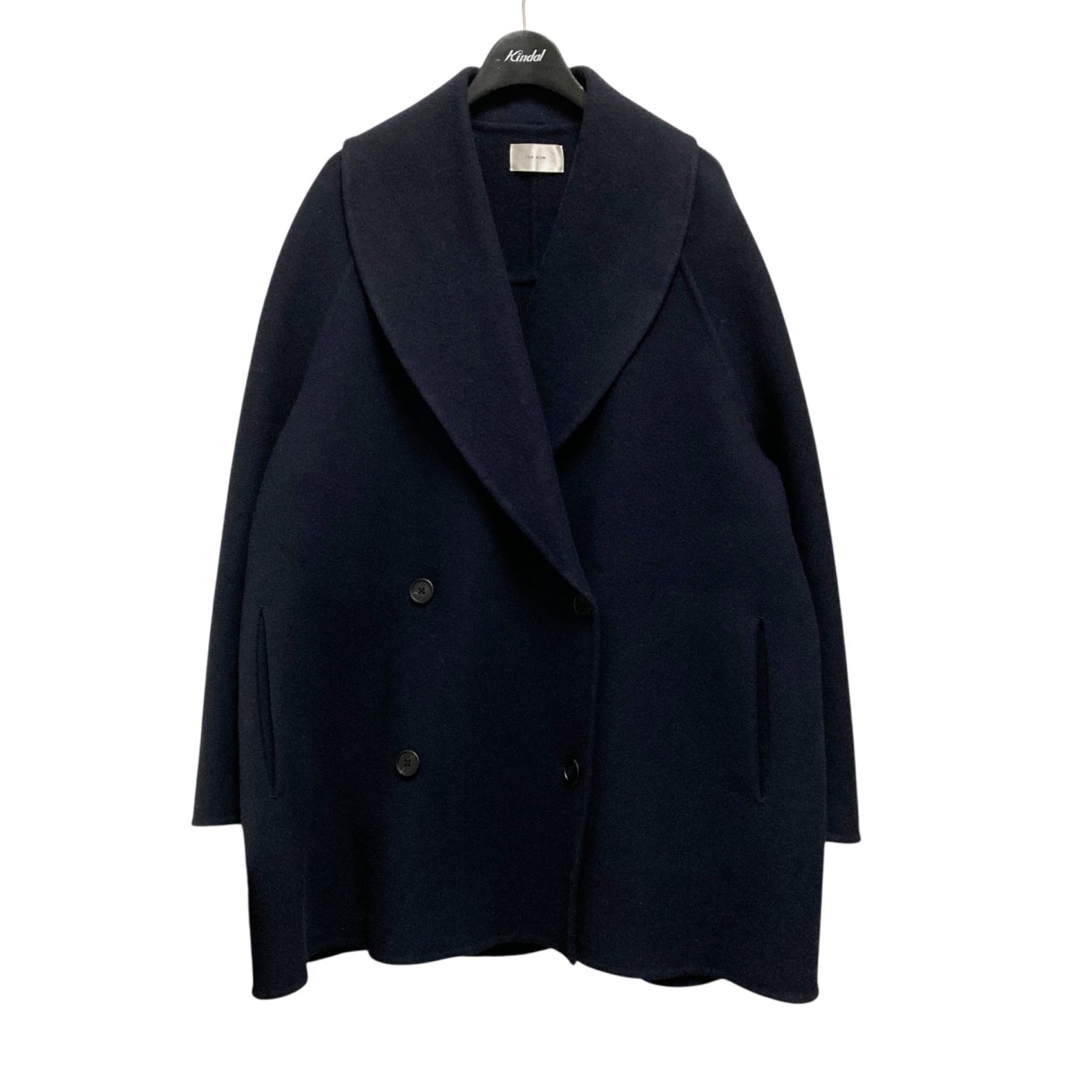 【中古】 THE ROW　 POLLI JACKET ショートコート 5887 W1439 ネイビー サイズ：XS 【050226】（ザロウ）