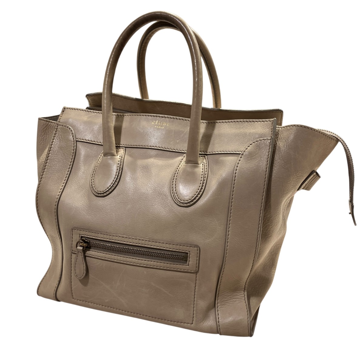 【中古】 CELINE　 トートバッグ ベージュ サイズ：記載なし 【050226】（セリーヌ）