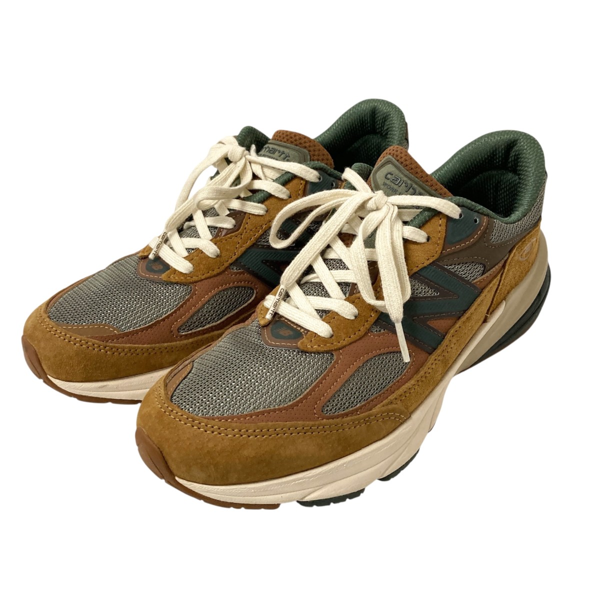 【中古】 NEW BALANCE×CARHARTT WIP　 ローカットスニーカー M990CH6 ブラウン サイズ：26cm 【060226】（ニューバランス×カーハートダブリューアイピー）
