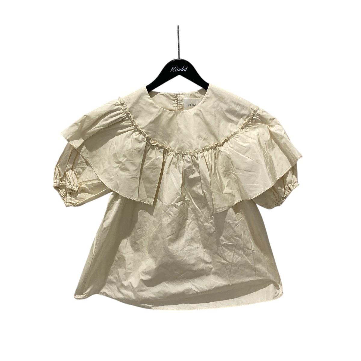 楽天市場】OHGA フラワージャガードブラウス ブラック F '23年 A1