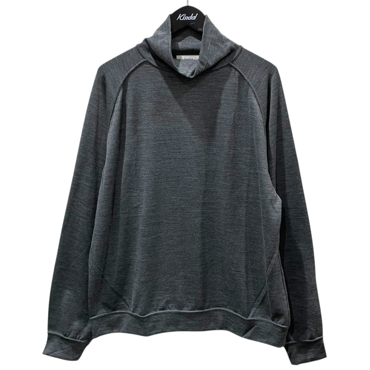 【中古】 alvana 24AW タートルネックウールカットソー MERINO WOOL TURTLENECK SWEAT TEE SHIRTS リノウール タートルネック スウェット ティーシャツ AFW-25044 グレー サイズ：3 【価格見直し】