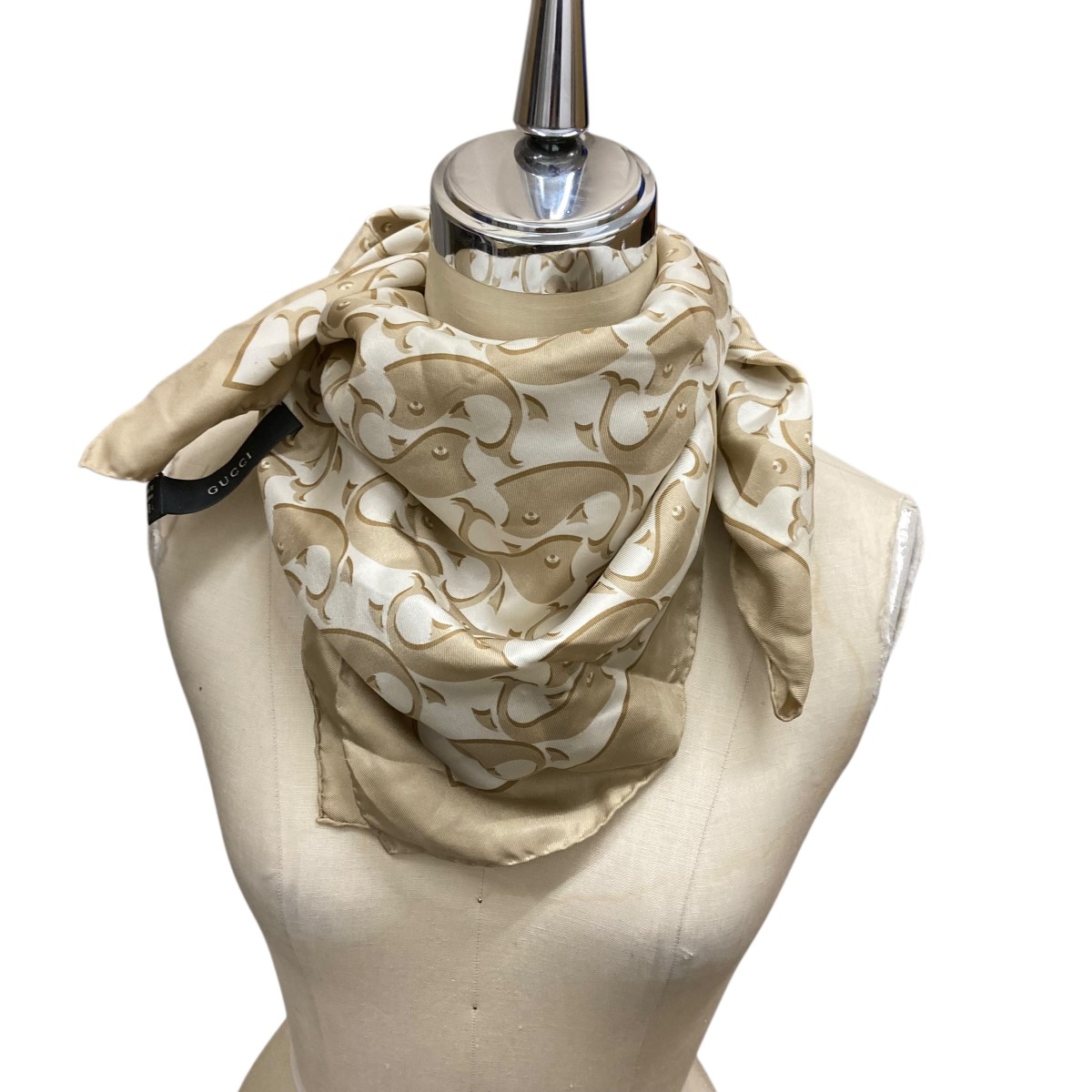 楽天市場】【GUCCI/グッチ】 429394 キングスネーク/蛇 大判 スカーフ