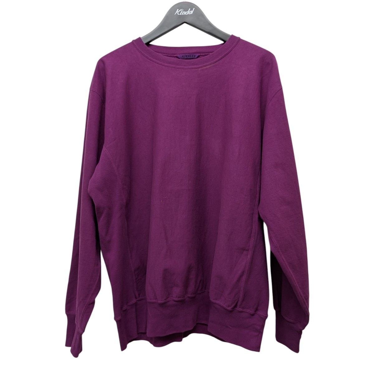 【中古】AURALEE SUPER MILLED SWEAT P O スウェットトレーナー パープル 大きさ：4 【060226】（オーラリー）