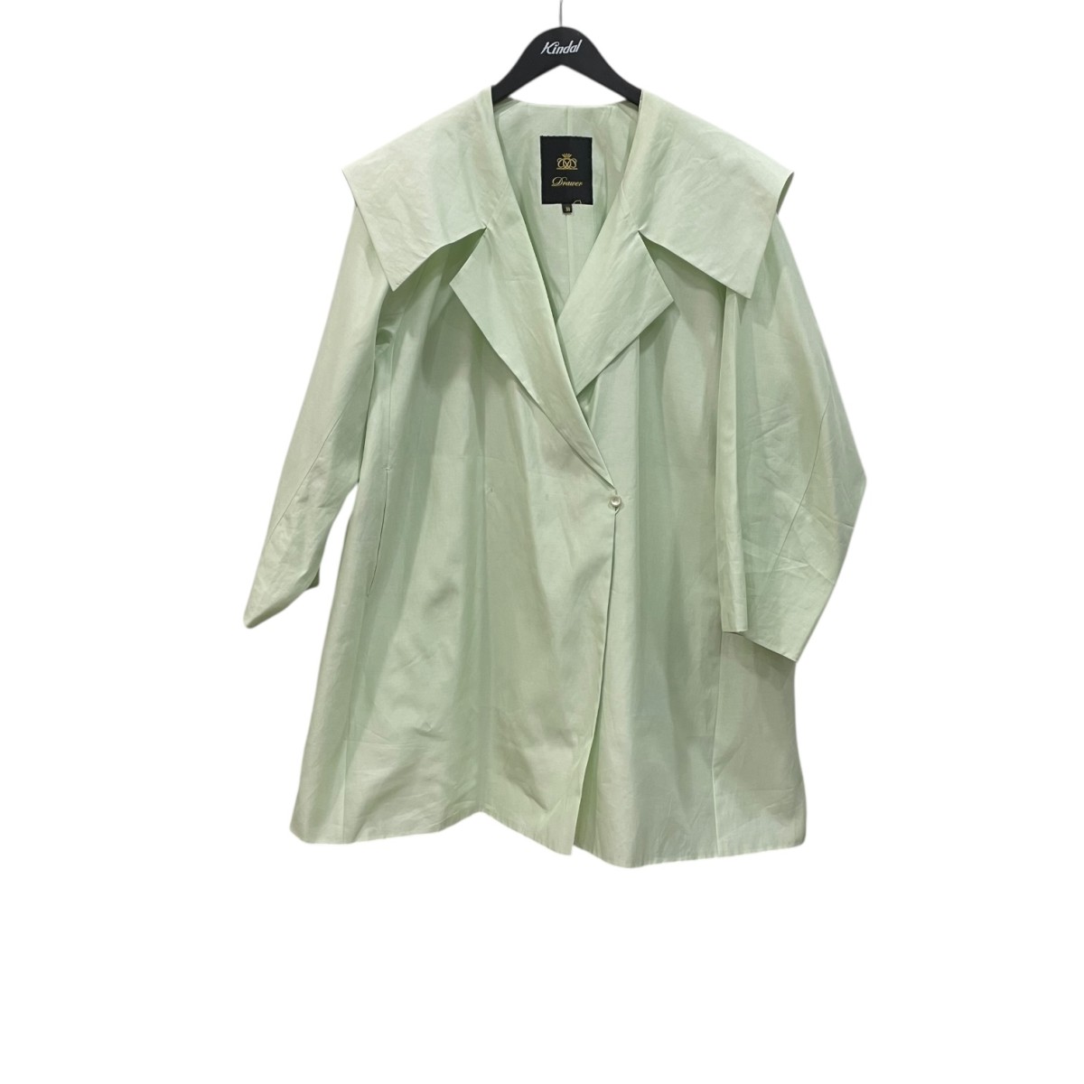 【中古】 Drawer コート 6525-299-0846 黄緑 サイズ：38 【価格見直し】