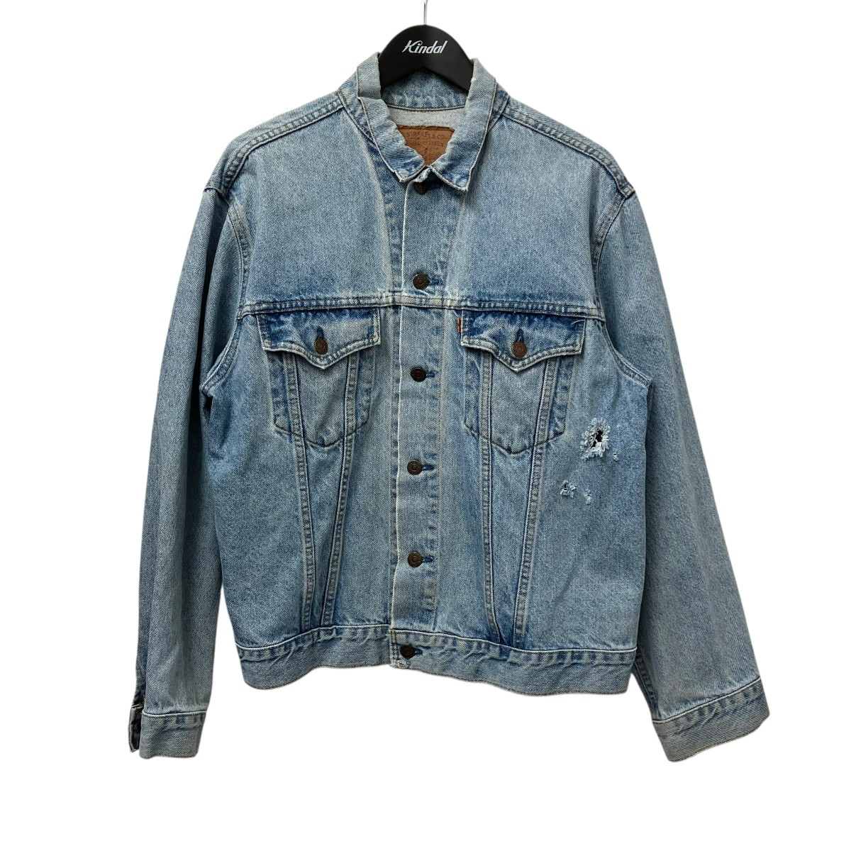 【中古】LEVI’S デニムジャケット 75500-0212 インディゴ サイズ:- 【070226】(リーバイス)|ブランド古着のカインドオル