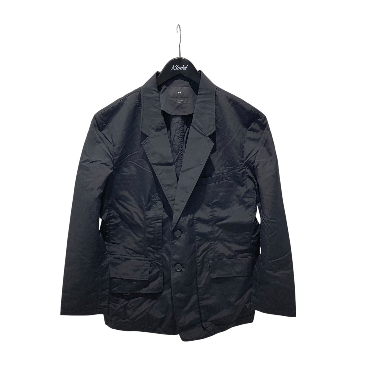 【中古】 Y-3 CR NYL BLAZER テーラードジャケット IV5836 ブラック サイズ：M 【価格見直し】