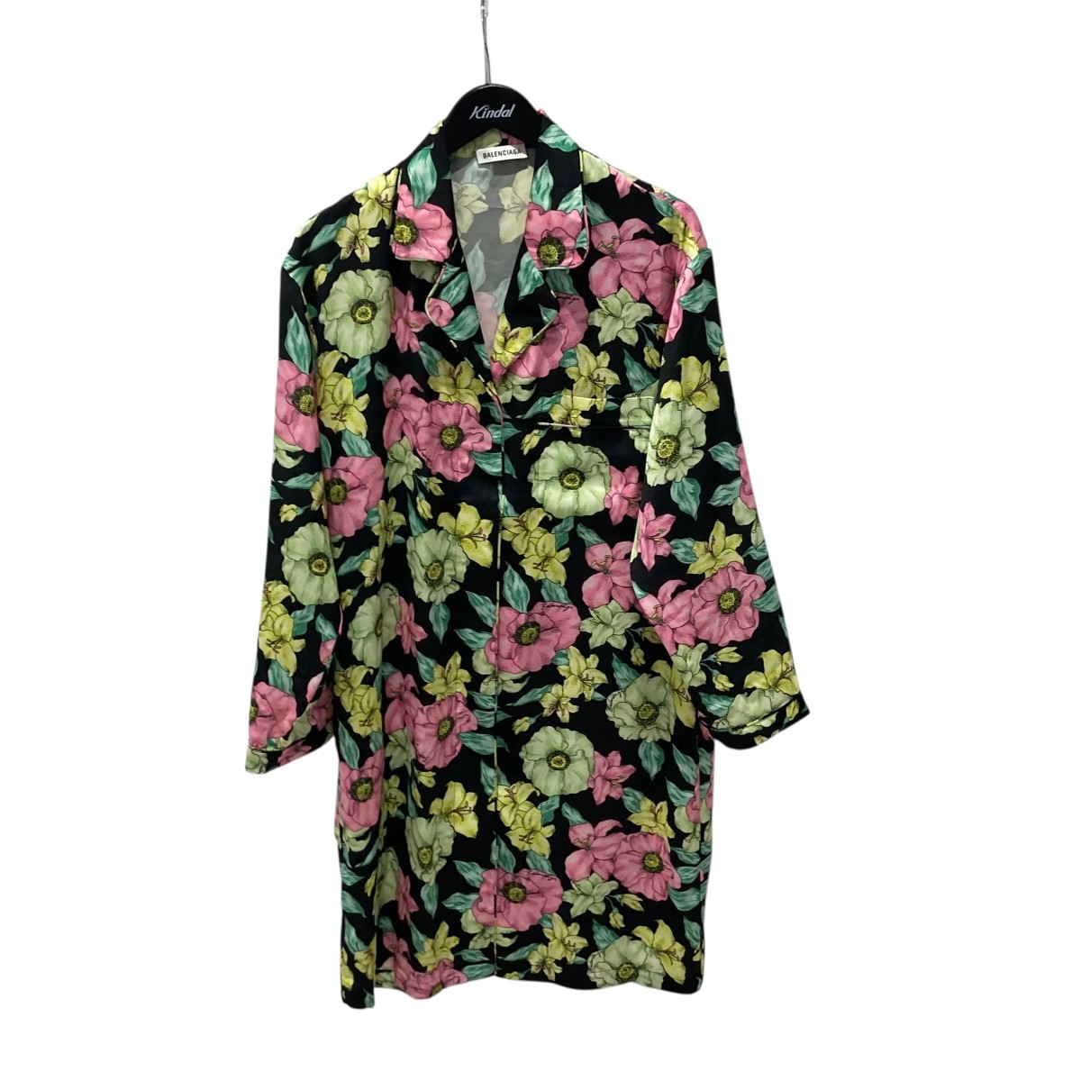 【中古】 BALENCIAGA　 シャツワンピース グリーン サイズ：36 【070226】（バレンシアガ）