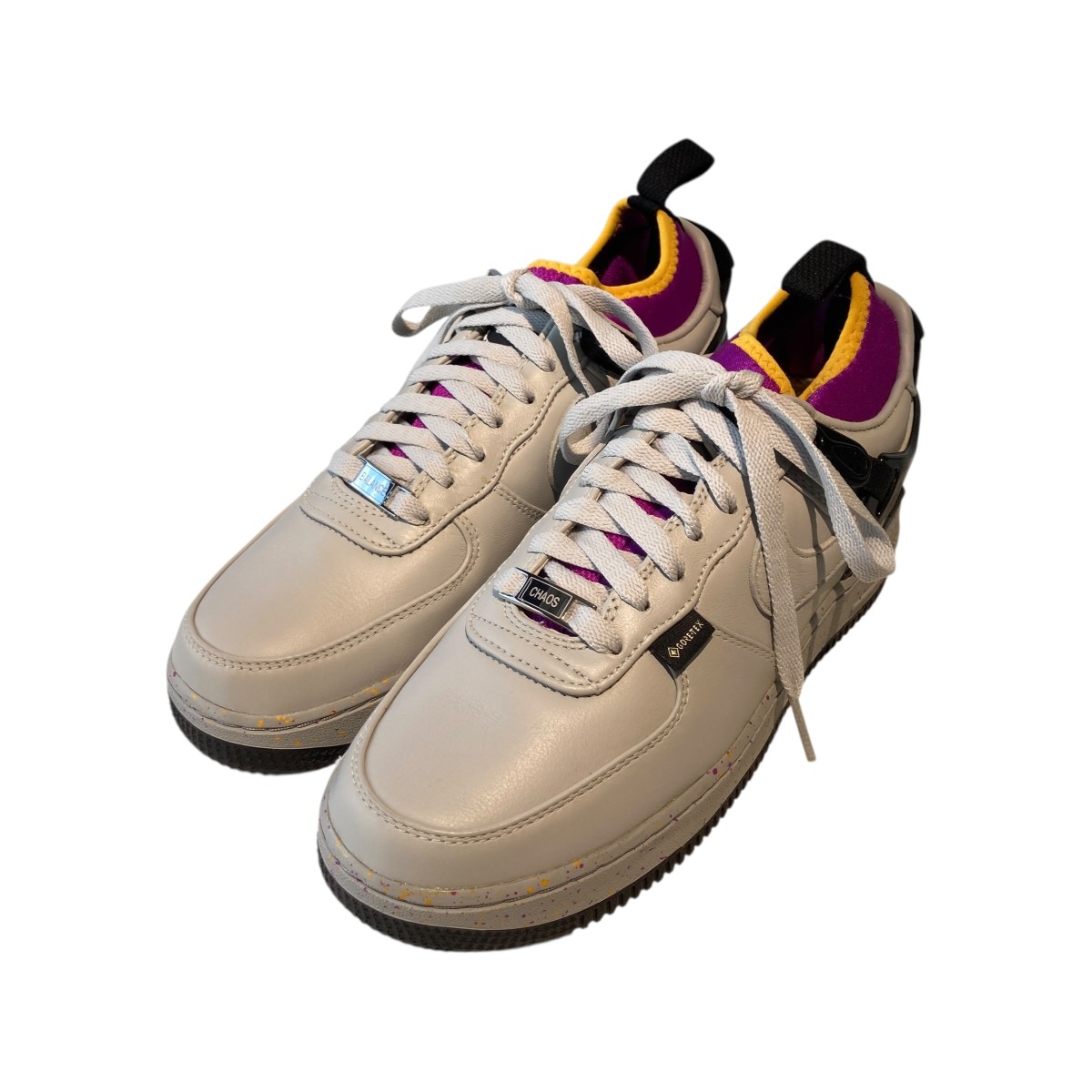 【中古】 NIKE×UNDERCOVER Air Force 1 Low Grey Fog スニーカー DQ7558-001 グレー サイズ：24.5 【価格見直し】