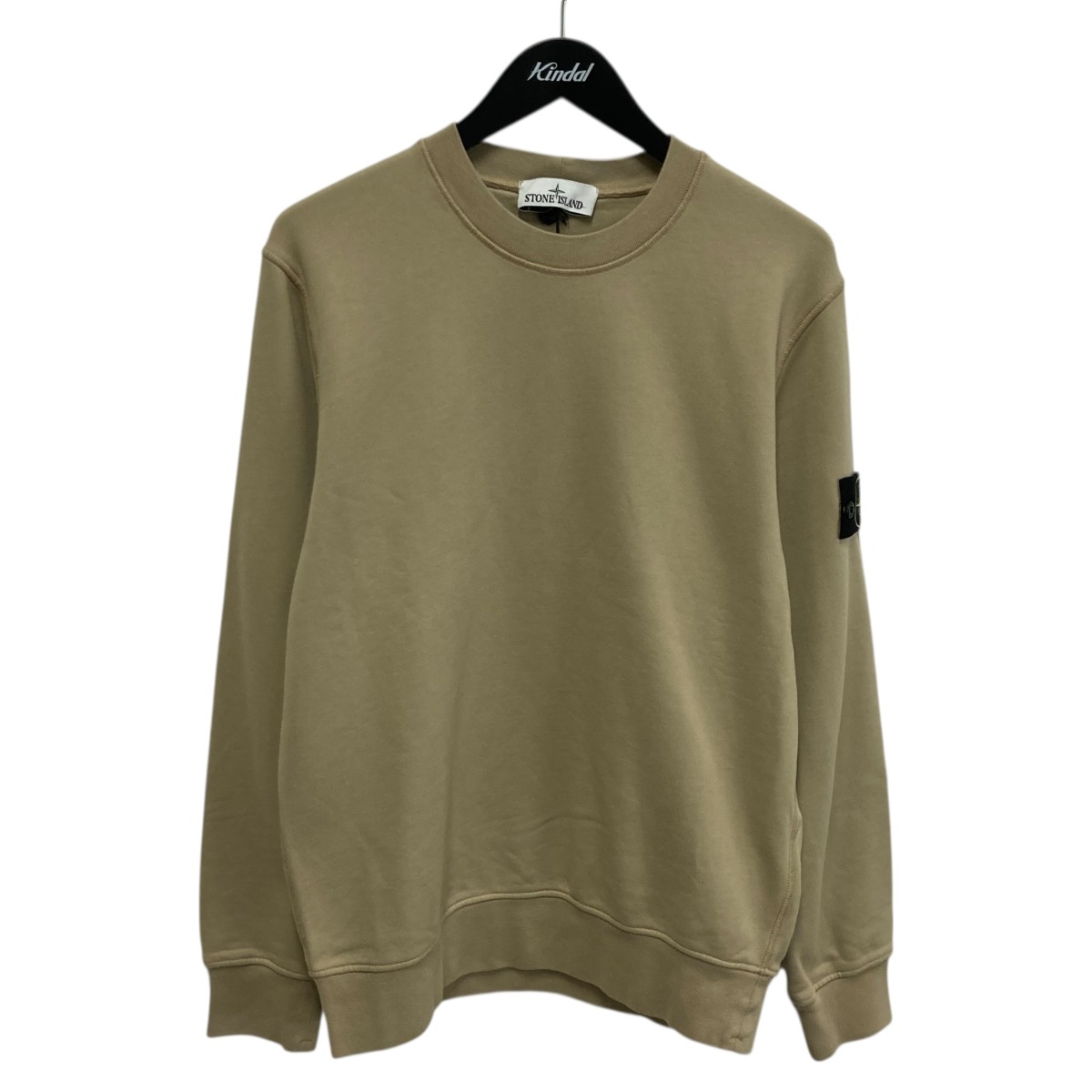 【中古】 STONE ISLAND　 トレーナー K1S156100044 ベージュ サイズ：L 【080226】（ストーンアイランド）
