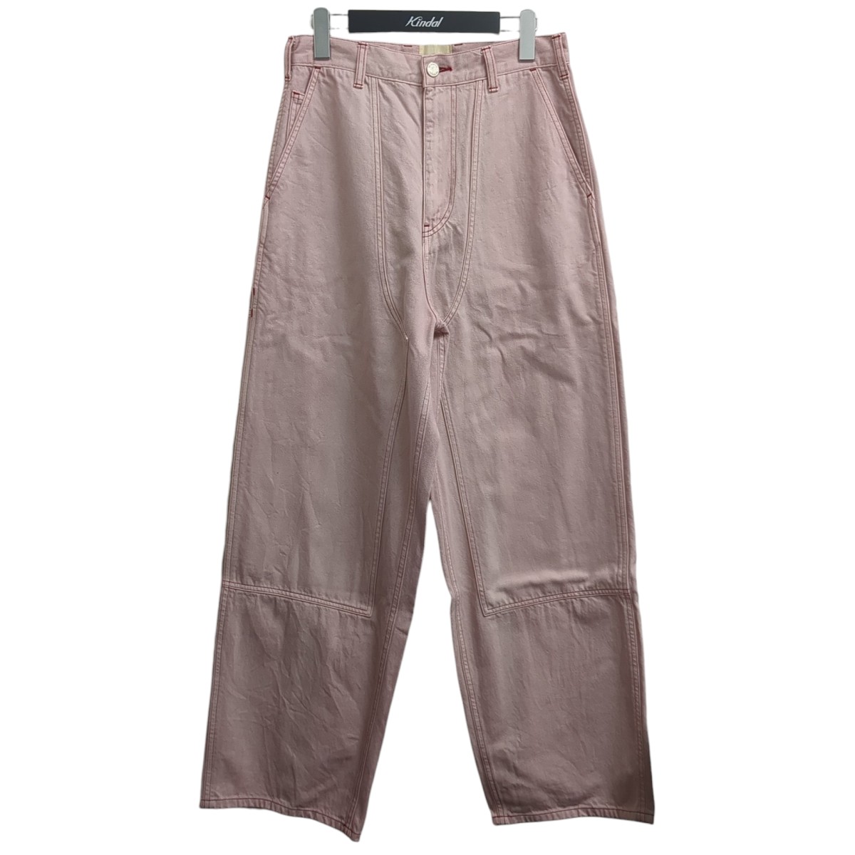 【中古】SHISHIKUI ズボン下 1342 Painter Pants サクラ色 大いさ：36 【080226】（シシクイ） ズボン・パンツ-オーダーメイド