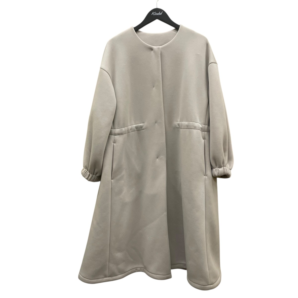【中古】BEARDSLEY ダンボールギャザーコート 否色合い厚地の外套 BEZ1042308A0004 薄墨色 大きさ：Free 【160426】（ビアズリー）