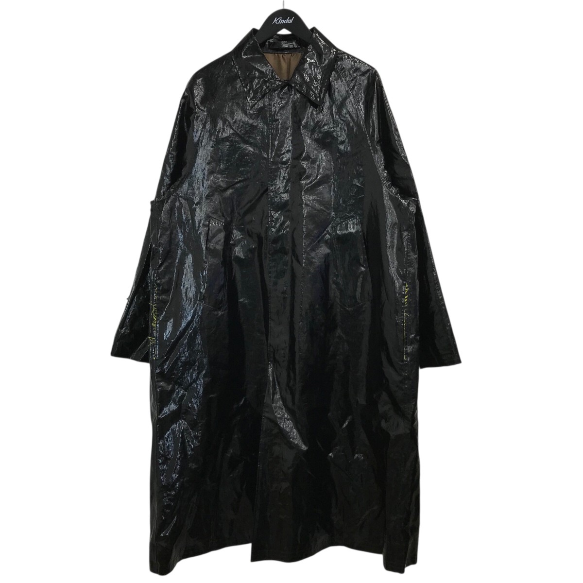 【中古】 OUAT　 「META COAT」 コーティングコート O010001CT ブラック サイズ：3 【090226】（オーユーエーティー）