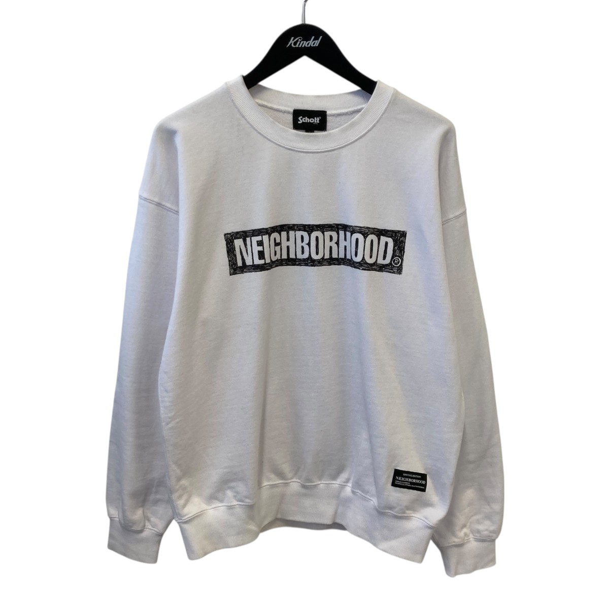 【中古】\u003cBR\u003eSchott×NEIGHBORHOOD\u003cBR\u003eKostas Seremetis 調教師 782-3232009 白いこと 大きさ：S\u003cBR\u003e【必要経費思いかえす】