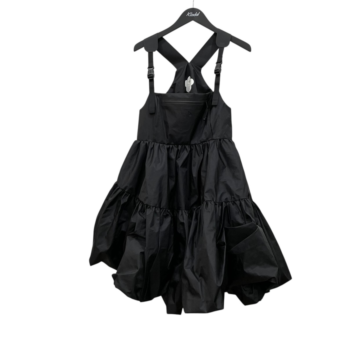 【中古】 Cecilie Bahnsen×THE NORTH FACE　 Shara Mountain Dress ドレス NF0A8DEN ブラック サイズ：L 【090226】（セシリーバンセン×ザノースフェイス）