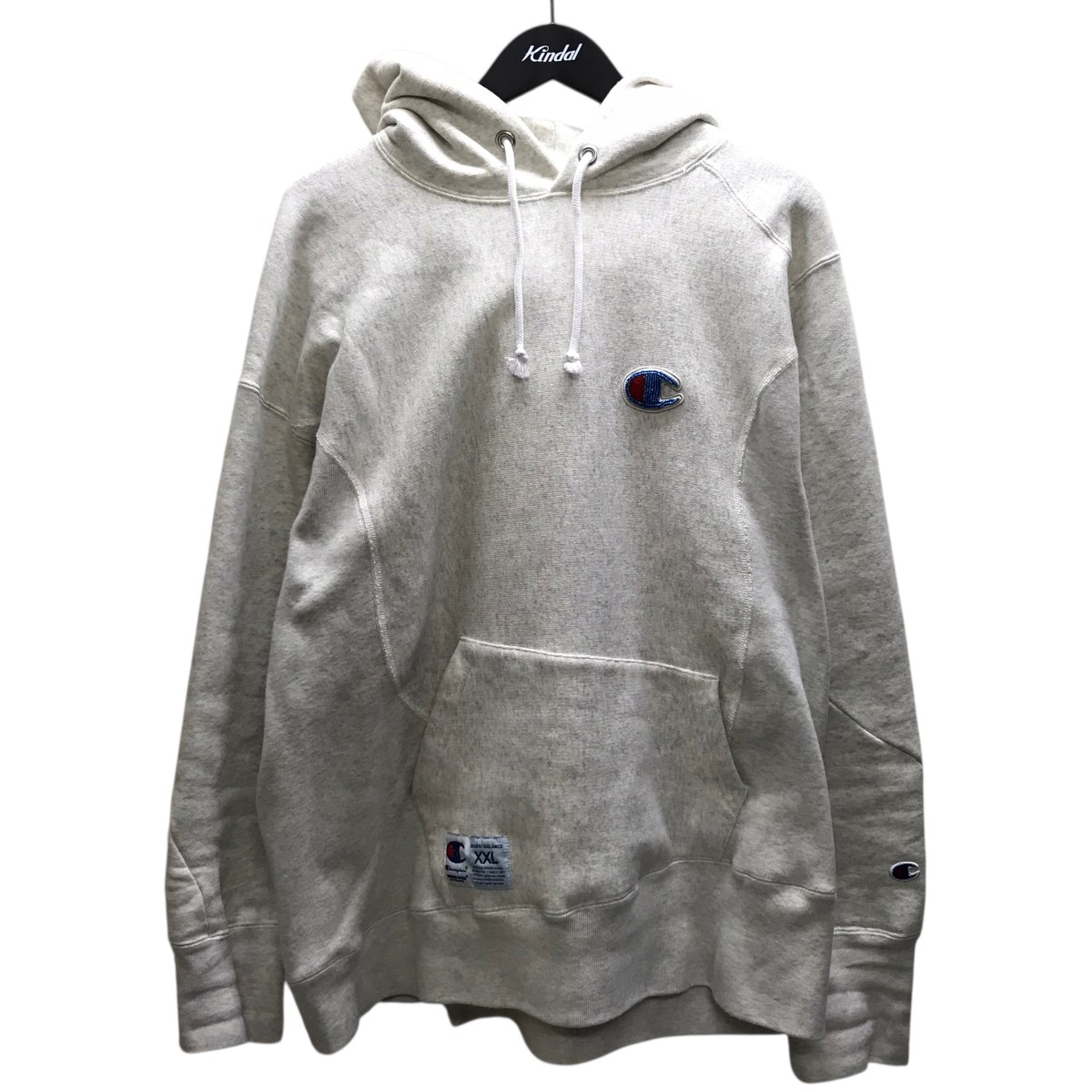 【中古】Champion&times;UNDERCOVERプルオーバーパーカー ライトグレー サイズ：XXL【価格見直し】｜ブランド古着のカインドオル 23,562円