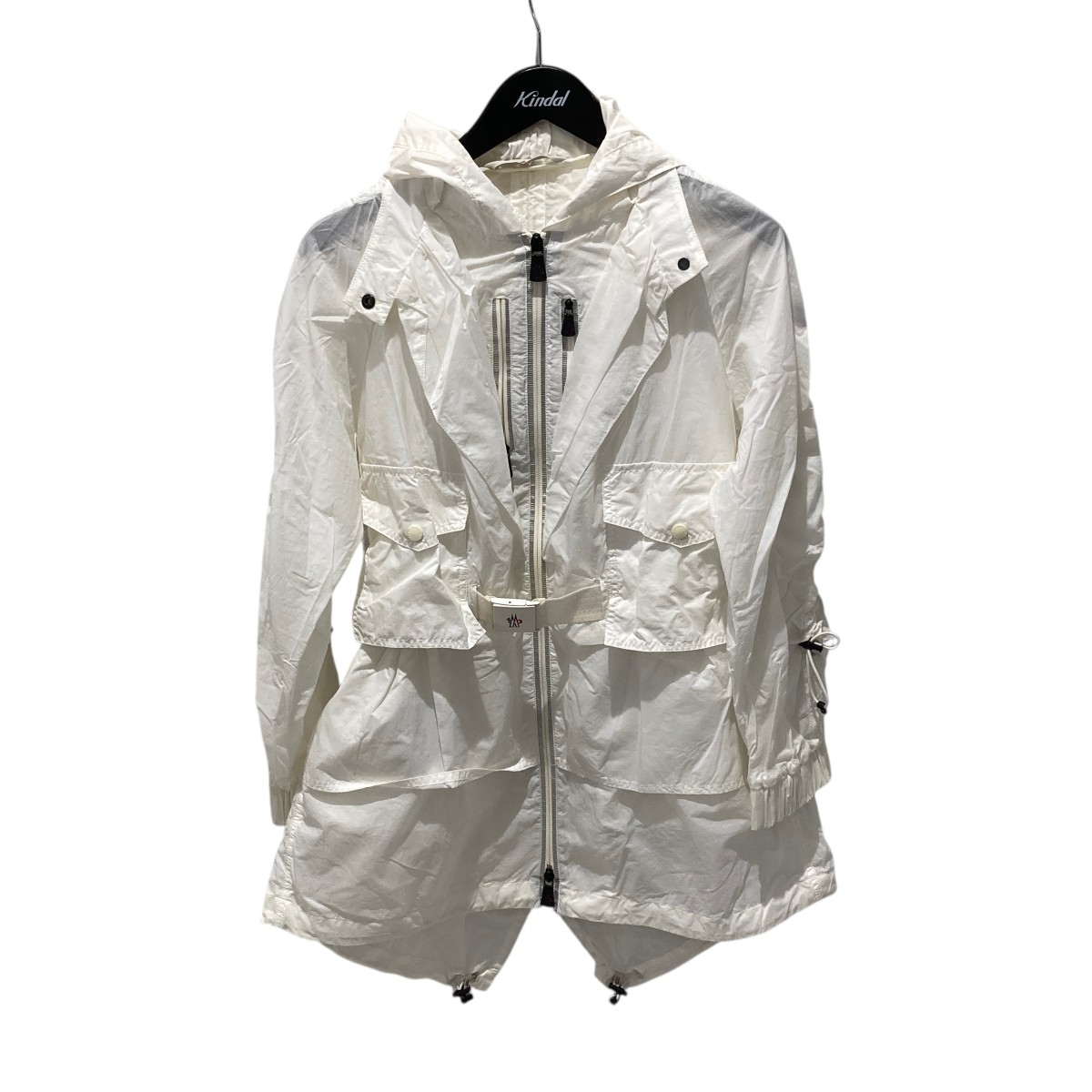 【中古】 MONCLER　 LEHON ナイロンロングコート 510984606905 ホワイト サイズ：1 【090226】（モンクレール）