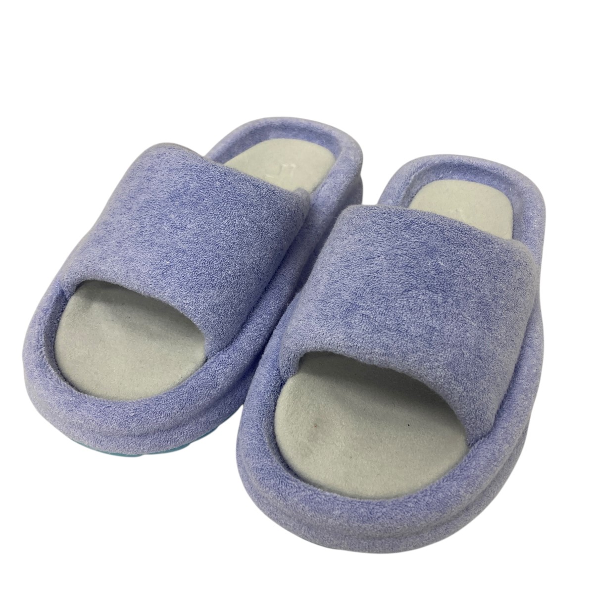 【中古】 SKYLRK REST SLIDE デザインサンダル ライトパープル サイズ：24cm 【価格見直し】