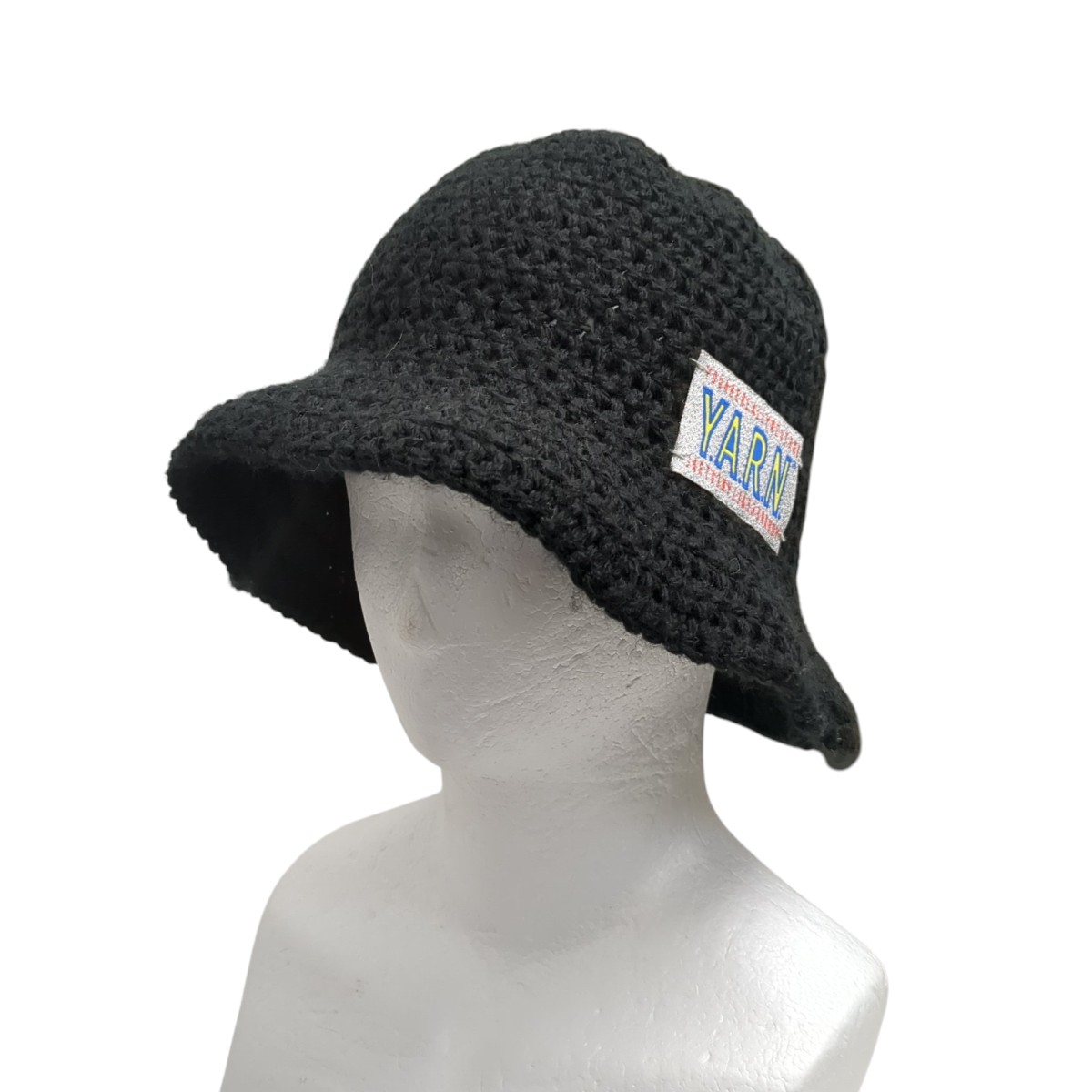 楽天市場】Y.A.R.N ヤーン ニット素材 バケットハット 3Dクロス刺繍