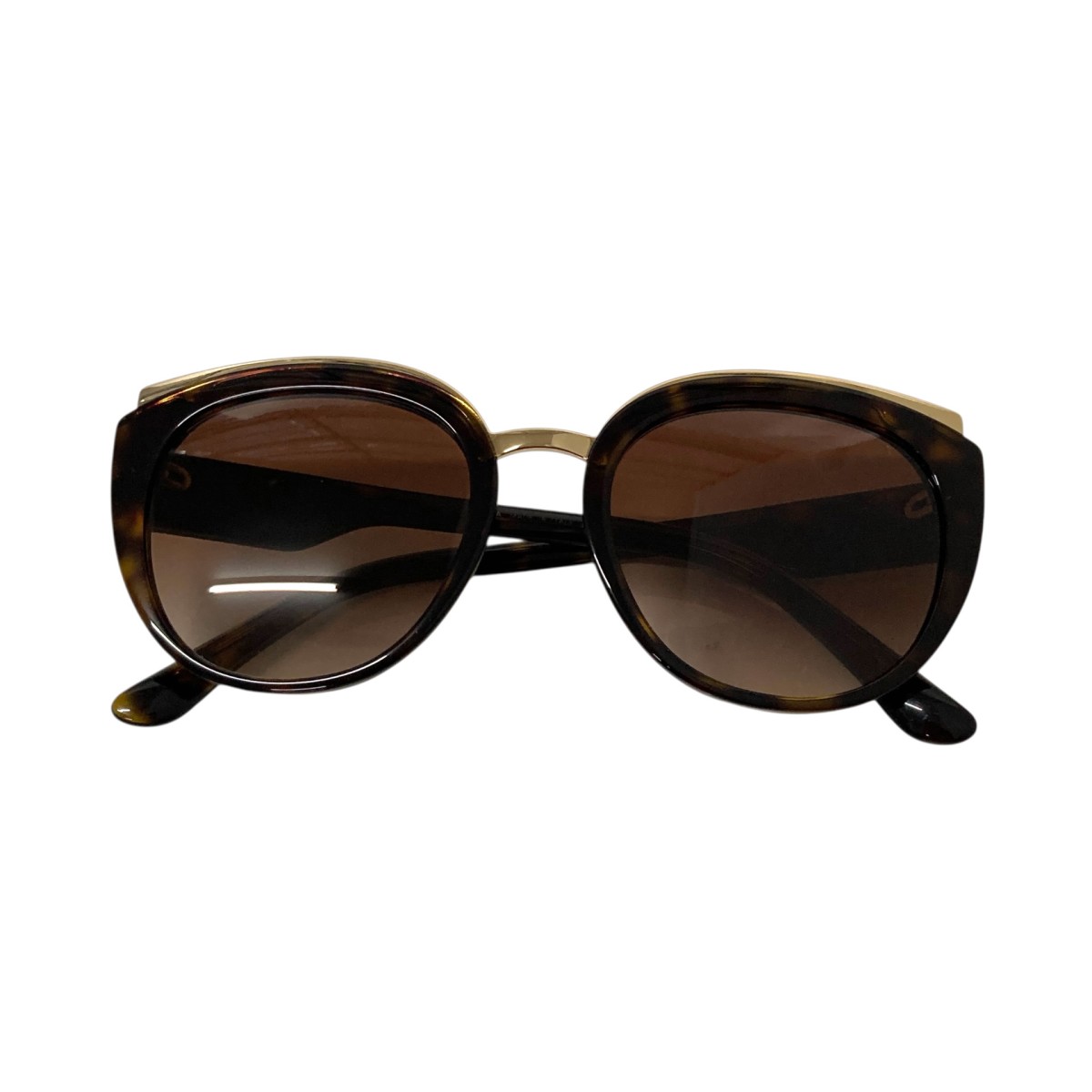 【中古】DOLCE ＆ GABBANA ひな型黒眼鏡 DG4383 赤銅色 大きさ：54□21-145 【100226】（ドルチェアンドガッバーナ）
