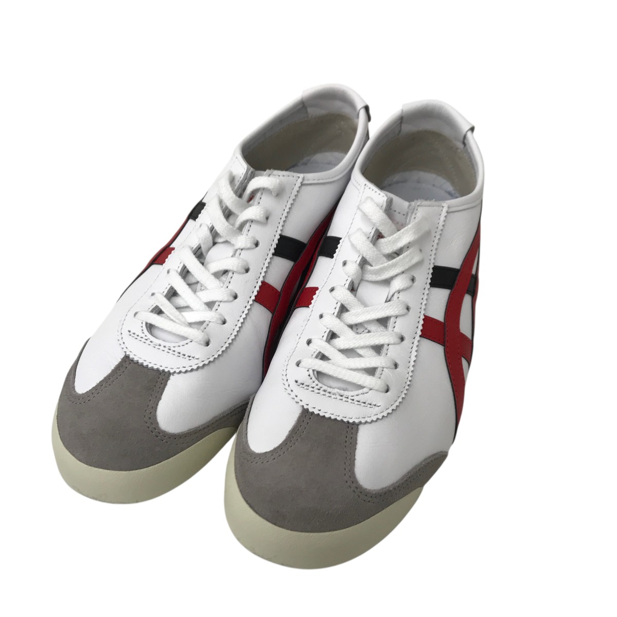 【中古】 Onitsuka Tiger　 Mexico 66 スニーカー 1183C102-105 ホワイト×レッド サイズ：27.5cm 【100226】（オニツカタイガー）