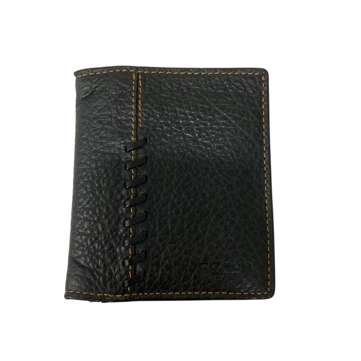 【中古】 COACH　 59282 二つ折財布 ブラック 【110226】（コーチ）