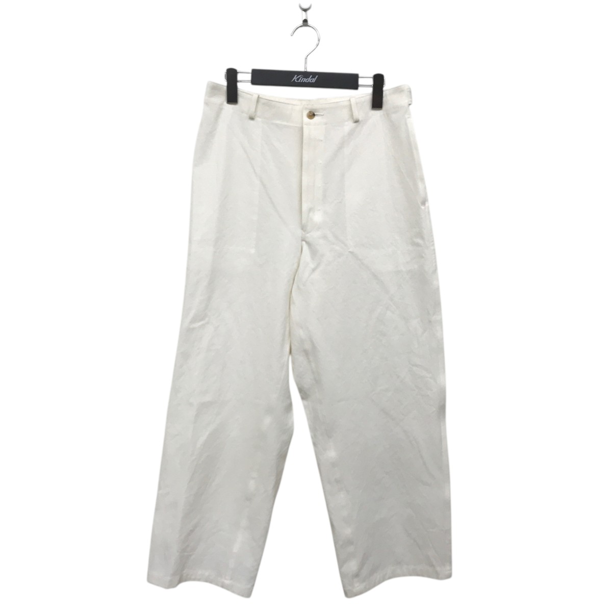 【中古】 HEUGN　 25SSNate US marin cotton twill パンツ TROUSER075 アイボリー サイズ：2 【110226】（ユーゲン）