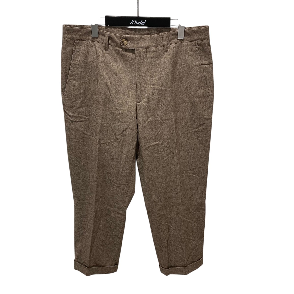 【中古】 GIORGIO ARMANI　 スラックスパンツ USP034 US539 ブラウン サイズ：52 【110226】（ジョルジオ・アルマーニ）